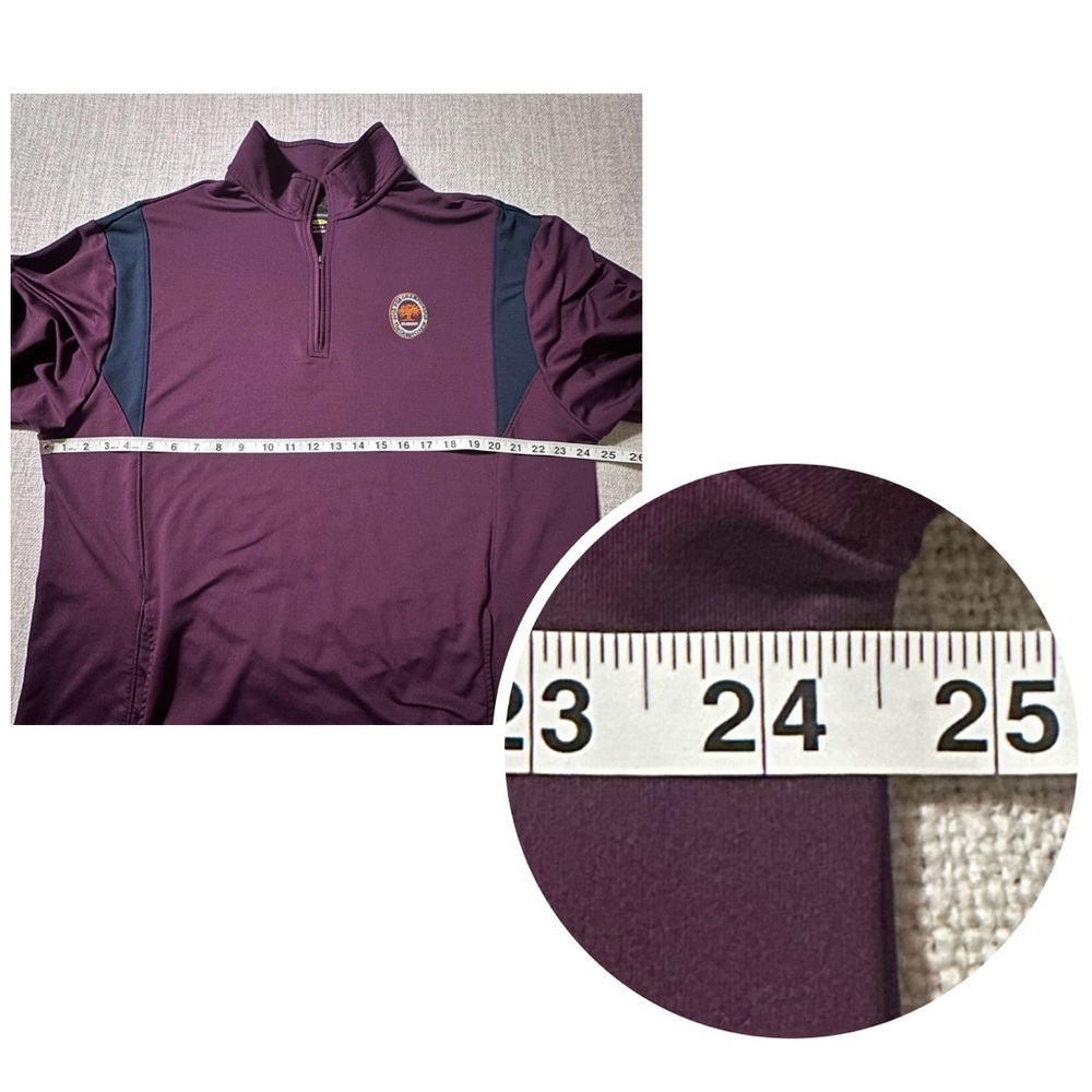 GREG NORMAN 2012 PGA Championship Quarter Zip Oceans Course Kiawah Golf Men XL - Picture 11 of 14